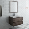 Fresca Formosa 30" Wall Hung Modern Bathroom Vanity W/ Mirror - FVN3130ACA