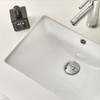 Fresca Lucera 30" White Wall Hung Undermount Sink Modern Bathroom Vanity W/ Medicine Cabinet - FVN6130WH-UNS