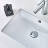 Fresca Lucera 36" White Wall Hung Undermount Sink Modern Bathroom Vanity W/ Medicine Cabinet - Left Version - FVN6136WH-UNS-L