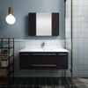 Fresca Lucera 42" Espresso Wall Hung Undermount Sink Modern Bathroom Vanity W/ Medicine Cabinet - FVN6142ES-UNS