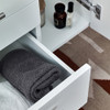 Fresca Lucera 42" White Wall Hung Vessel Sink Modern Bathroom Vanity W/ Medicine Cabinet - FVN6142WH-VSL
