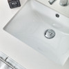 Fresca Lucera 48" White Wall Hung Undermount Sink Modern Bathroom Vanity W/ Medicine Cabinet - FVN6148WH-UNS