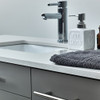 Fresca Lucera 72" Gray Wall Hung Double Undermount Sink Modern Bathroom Vanity W/ Medicine Cabinets - FVN6172GR-UNS-D