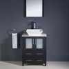 Fresca Torino 24" Espresso Modern Bathroom Vanity W/ Vessel Sink - FVN6224ES-VSL