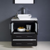 Fresca Torino 30" Espresso Modern Bathroom Vanity W/ Vessel Sink - FVN6230ES-VSL