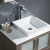 Fresca Torino 30" Gray Oak Modern Bathroom Vanity W/ Vessel Sink - FVN6230GO-VSL