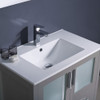 Fresca Torino 30" Gray Modern Bathroom Vanity W/ Integrated Sink - FVN6230GR-UNS