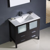 Fresca Torino 36" Espresso Modern Bathroom Vanity W/ Integrated Sink - FVN6236ES-UNS