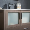 Fresca Torino 36" Gray Oak Modern Bathroom Vanity W/ Integrated Sink - FVN6236GO-UNS