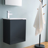 Fresca Valencia 20" Dark Slate Gray Wall Hung Modern Bathroom Vanity W/ Medicine Cabinet - FVN8003GG