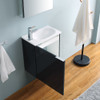 Fresca Valencia 20" Dark Slate Gray Wall Hung Modern Bathroom Vanity W/ Medicine Cabinet - FVN8003GG