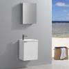 Fresca Valencia 20" Glossy White Wall Hung Modern Bathroom Vanity W/ Medicine Cabinet - FVN8003WH