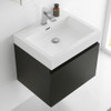 Fresca Nano 24" Black Modern Bathroom Vanity W/ Medicine Cabinet - FVN8006BW