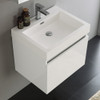 Fresca Nano 24" White Modern Bathroom Vanity W/ Medicine Cabinet - FVN8006WH