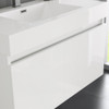 Fresca Mezzo 36" White Wall Hung Modern Bathroom Vanity W/ Medicine Cabinet - FVN8008WH