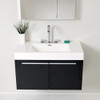 Fresca Vista 36" Black Modern Bathroom Vanity W/ Medicine Cabinet - FVN8090BW