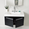Fresca Vista 36" Black Modern Bathroom Vanity W/ Medicine Cabinet - FVN8090BW