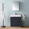 Fresca Valencia 30" Dark Slate Gray Free Standing Modern Bathroom Vanity W/ Medicine Cabinet - FVN8430GG