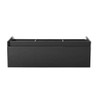 Fresca Mezzo 60" Black Wall Hung Single Sink Modern Bathroom Cabinet - FCB8041BW