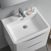 Fresca Tuscany 24" Glossy White Wall Hung Modern Bathroom Vanity W/ Medicine Cabinet - FVN9024WH