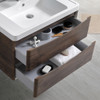 Fresca Tuscany 32" Rosewood Wall Hung Modern Bathroom Vanity W/ Medicine Cabinet - FVN9032RW