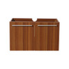 Fresca Vista 30" Teak Wall Hung Modern Bathroom Cabinet - FCB8089TK