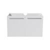 Fresca Vista 30" White Wall Hung Modern Bathroom Cabinet - FCB8089WH