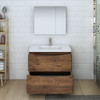 Fresca Tuscany 36" Rosewood Free Standing Modern Bathroom Vanity W/ Medicine Cabinet - FVN9136RW