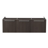 Fresca Vista 60" Gray Oak Wall Hung Single Sink Modern Bathroom Cabinet - FCB8093GO