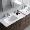 Fresca Lazzaro 72" Rosewood Free Standing Double Sink Modern Bathroom Vanity W/ Medicine Cabinet - FVN93-301230RW-D
