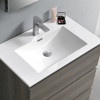 Fresca Lazzaro 30" Gray Wood Free Standing Modern Bathroom Vanity W/ Medicine Cabinet - FVN9330MGO