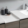 Fresca Lazzaro 84" Gray Wood Free Standing Double Sink Modern Bathroom Vanity W/ Medicine Cabinet - FVN93-361236MGO-D