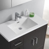 Fresca Imperia 36" Dark Gray Oak Free Standing Modern Bathroom Vanity W/ Medicine Cabinet- Left Version - FVN9436DGO-L