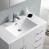 Fresca Imperia 36" Glossy White Free Standing Modern Bathroom Vanity W/ Medicine Cabinet - Right Version - FVN9436WH-R