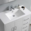 Fresca Imperia 36" Glossy White Free Standing Modern Bathroom Vanity W/ Medicine Cabinet - Right Version - FVN9436WH-R