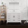 Fresca Imperia 48" Glossy White Free Standing Modern Bathroom Vanity W/ Medicine Cabinet - FVN9448WH