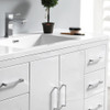 Fresca Imperia 48" Glossy White Free Standing Modern Bathroom Vanity W/ Medicine Cabinet - FVN9448WH