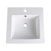 Fresca Allier 16" White Integrated Sink / Countertop - FVS8118WH