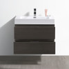 Fresca Valencia 30" Gray Oak Wall Hung Modern Bathroom Vanity - FCB8330GO-I