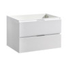 Fresca Valencia 30" Glossy White Wall Hung Modern Bathroom Cabinet - FCB8330WH