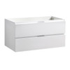 Fresca Valencia 40" Glossy White Wall Hung Modern Bathroom Cabinet - FCB8342WH