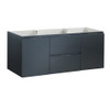 Fresca Valencia 48" Dark Slate Gray Wall Hung Single Sink Modern Bathroom Cabinet - FCB8348GG