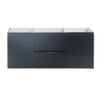 Fresca Valencia 48" Dark Slate Gray Wall Hung Double Sink Modern Bathroom Cabinet - FCB8348GG-D