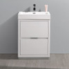 Fresca Valencia 24" Glossy White Free Standing Modern Bathroom Vanity - FCB8424WH-I