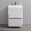 Fresca Valencia 24" Glossy White Free Standing Modern Bathroom Vanity - FCB8424WH-I