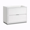 Fresca Valencia 40" Glossy White Free Standing Modern Bathroom Cabinet - FCB8442WH