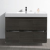 Fresca Valencia 48" Gray Oak Free Standing Modern Bathroom Vanity - FCB8448GO-I