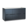 Fresca Valencia 60" Dark Slate Gray Free Standing Single Sink Modern Bathroom Cabinet - FCB8460GG