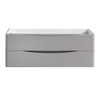 Fresca Tuscany 48" Glossy Gray Wall Hung Modern Bathroom Cabinet - FCB9048GRG