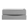 Fresca Tuscany 48" Glossy Gray Wall Hung Modern Bathroom Cabinet - FCB9048GRG